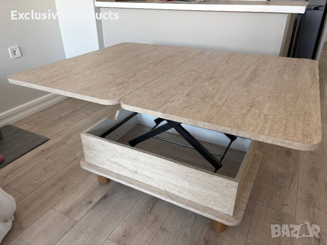 Холна маса повдигаща и разтегателна , снимка 5 - Маси - 54878903