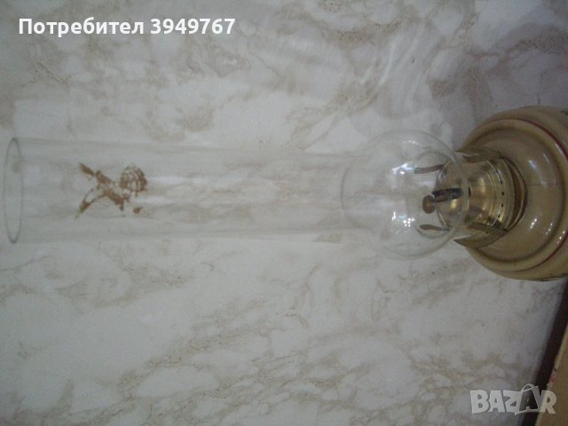 Стара газова лампа., снимка 2 - Антикварни и старинни предмети - 54531248