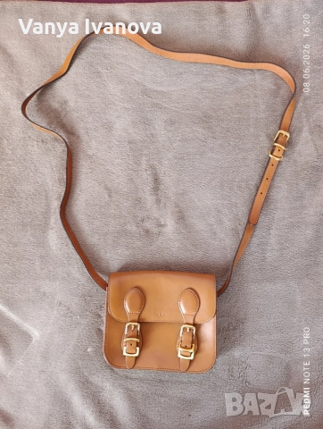 Ralph Lauren мини чанта от естествена кожа , снимка 3 - Чанти - 54822530