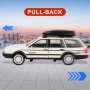Нова Колекционерска количка Santana Wagon 1:32 Pull Back метален модел автомобил със звук и светлини, снимка 3