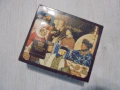 № 8601 Винтидж комплект SCANDIA GULD – две мини солнички с подносче  , снимка 6