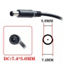 ANIMABG Зарядно устройство за лаптопи Dell, 130W, 19.5V, 7.4mm”, снимка 4