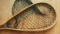 SNOWBEE Wooden Frame Hand Trout Net - дървен кеп за риболов - 2683, снимка 4
