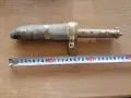 Стар овчарски нож с дървена кания , снимка 1