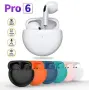 Безжични слушалки Pro 6, IPX4 водоустойчив, зареждаща се кутия. , снимка 11