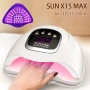 UV/Led комбинирана лампа с инфрачервени сензори за маникюр Sun X15 Max - 280W, снимка 1