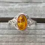 Сребърен пръстен с Балтийски кехлибар , снимка 5