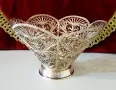 Посребрена бонбониера филигран ЧЮММЕТ,мелхиор. , снимка 1