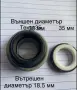 Фибър (механично уплътнение) за бензинова водна помпа 1цол, снимка 1