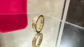 CARTIER Love Band Gold Paved Diamonds Унисекс Пръстен, снимка 7