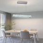 Кристален LED пендел 25W 6500K, висящ полилей за кухня, трапезария и хол, снимка 4