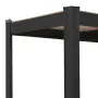 Здрав метален стелаж  -  Безвинтов гаражен рафт с 4 нива 150x70x30 см, снимка 3