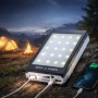 Соларна външна батерия, Power Bank 80000 mAch, външна батерия за GSM + 20 LED, снимка 4