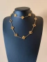 Дълго дамско колие с 20 детелини с камъка тигрово око Van Cleef & Arpels VCA, снимка 1
