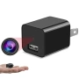 Ново Зарядно устройство със скрита камера Spy USB, Детектор за движение, full HD, WiFi, Черен, снимка 5