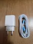Чисто нов комплект за бързо зареждане, включващ стенен адаптер и USB-C към Lightning кабел, снимка 1