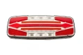 Комплект LED неон стопове с динамичен мигач 5 функции 12V-24V за ремарке и камион, снимка 2