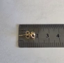 Златни обеци 1.34гр., снимка 5