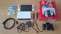 Nintendo Switch OLED White + игра Miitopia, снимка 1
