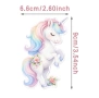 24 бр Еднорог Unicorn картонени парти поставки за близалки, снимка 3