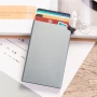 Сив алуминиев органайзер за безконтактни карти с RFID защита 4044, снимка 2