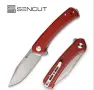 сгъваеми ножове SOG Terminus XR Black и SENCUT Snap Burgundy, снимка 8