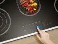 Стъклокерамичен плот за вграждане, 90 см, 5 зони, 8500W, инокс рамка, трифазно захранване, GASLAND, снимка 9