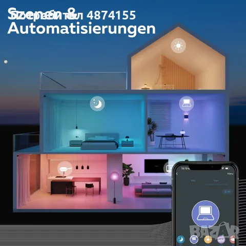 Smart LED лента 2 метра + WiFi, снимка 2 - Лед осветление - 55493288