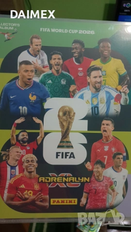 Албум за карти + настолна игра - Световно по футбол 2026