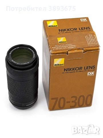Обектив NIKKOR 70-300mm f/4.5-6.3 G ED, снимка 7 - Обективи и филтри - 55157609