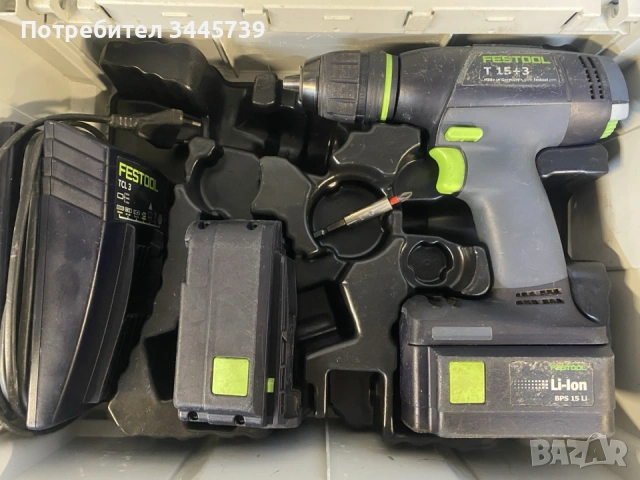 Festool T 15+3 в куфар