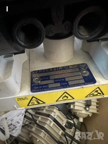 пневматична диафрагмена помпа VERDERAIR VA8, снимка 3 - Водни помпи - 54167088