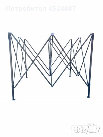 Сгъваема квадратна градинска шатра тип хармоника, снимка 14 - Градински мебели, декорация  - 54325740