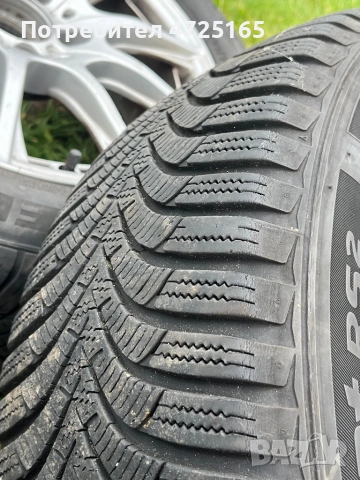 Оригинални 16” джанти Mercedes с зимни гуми 205/55 R16., снимка 5 - Гуми и джанти - 54825241