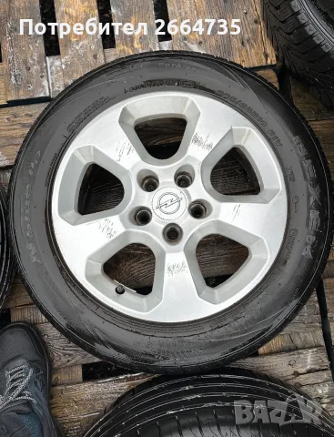 Лети  джанти Opel Saab 5х110 16 цола, снимка 5 - Гуми и джанти - 55672352