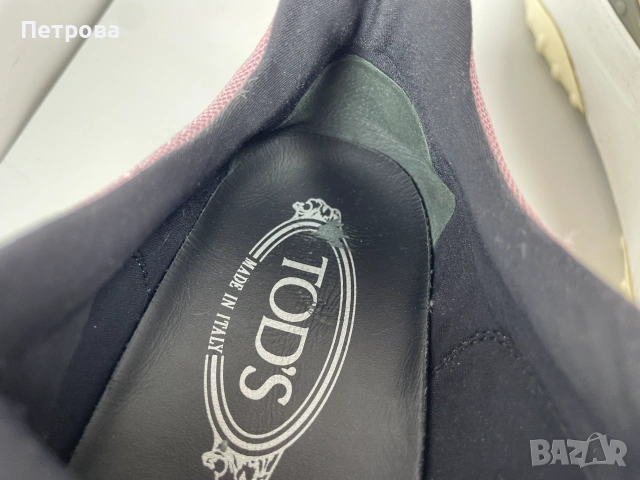 Кожени маратонки Tod's 38.5 Оригинал, снимка 11 - Маратонки - 55221663