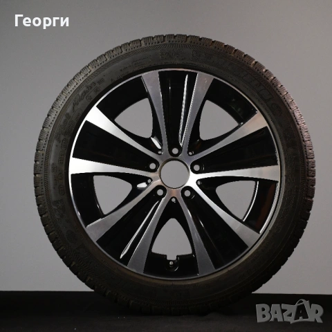 Комплект 4броя Michelin Pilot Alpin 245/45R18 100V DOT2922| Джанти 8Jx18H2-N ET43 A2134013700| Гуми , снимка 4 - Гуми и джанти - 54862747