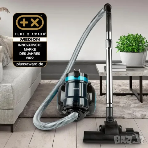 Прахосмукачка без торба Medion Cyclone 2L (MD 19407) 800W, снимка 6 - Прахосмукачки - 55647444