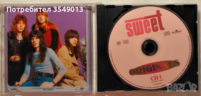 CD / ЦД компакт диск - Sweet - Originals ( The Best 37 Glamrock Songs Ever ) - 1998 [2 CD], снимка 6 - CD дискове - 54429998