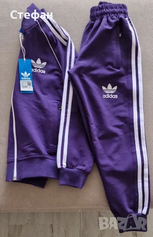 Детски анцунг комплект, ADIDAS, Адидас, лилав 128 см 7-8 г.