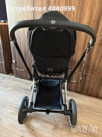 Cybex Priam Platinum Black – Премиум детска количка, отлично състояние, снимка 7 - Детски колички - 54706983