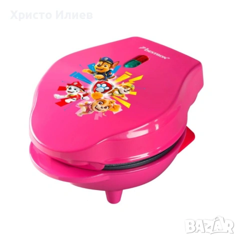 Гофретник Пес патрул Paw Patrol с лапичка розов син, снимка 10 - Гофретници - 54519204