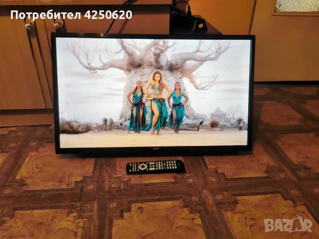 Телевизор Philips LED SMART WIFI 32PHS6605/12 Резолюция HD READY 1366 x 768., снимка 4 - Телевизори - 54904983