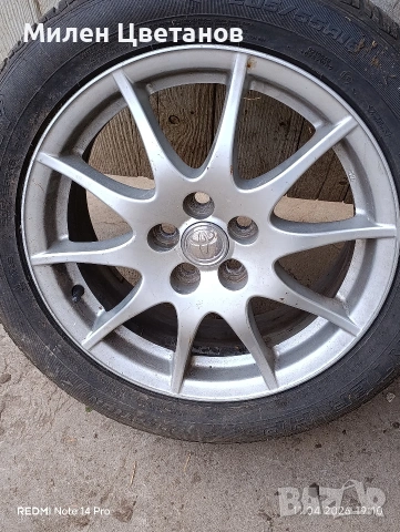 Джанти 16ки Тойота Авенсис , снимка 2 - Гуми и джанти - 54169139