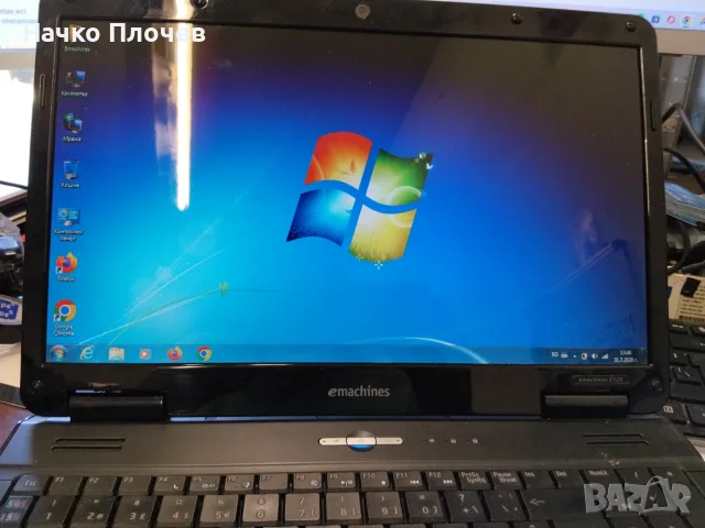  Лаптоп 15.6" eMachines E725 (Acer) – Т4200 / 3GB RAM / 160GB – Идеален за работа и диагностика, снимка 4 - Лаптопи за дома - 55486083