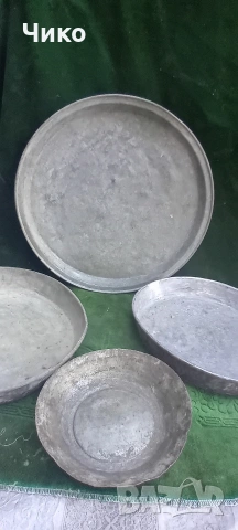 Стари бакърени тави , снимка 6 - Антикварни и старинни предмети - 54125986