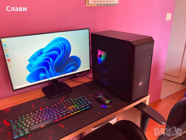 Геймърски компютър Cooler Master AMD 8x3,30GHz, Nvidia GTX 750TI, 16GB RAM, SSD, Windows 11 Pro, снимка 4 - Геймърски - 54400011