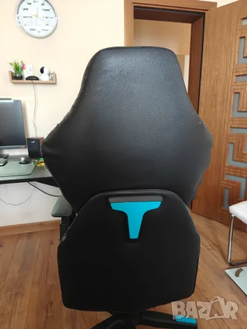 Стол Gaming Kring Sakura, PU, Механизъм butterfly, Подлакътници 2D, Черен, снимка 2 - Столове - 55678731