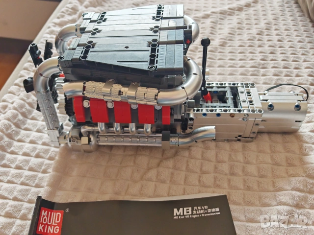 Mould King 10203 V8 Engine & Transmission Technic Lego, снимка 3 - Колекции - 54497076