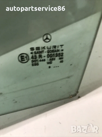 Прозорец стъкло предна лява врата за Mercedes A Class W168 (2001) , снимка 3 - Части - 54135663